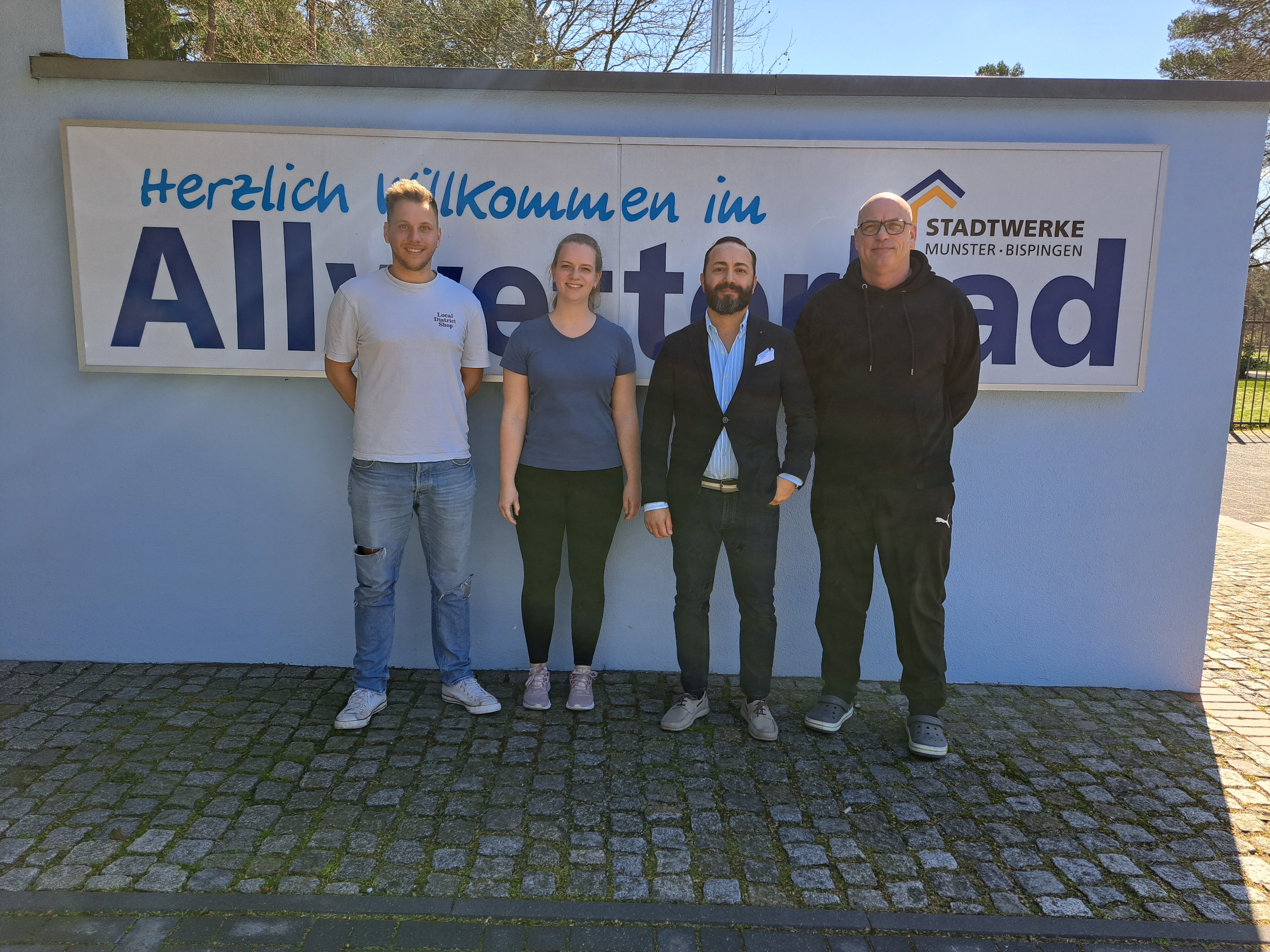 v.l.  Nils Feldmann, Lisa Lehmann, Sassan Sadegh pour Saleh, Michael Clodius